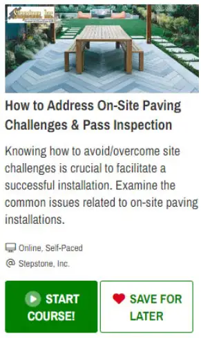 Check out our paving course on AEC Daily Check out our paving course on AEC Daily